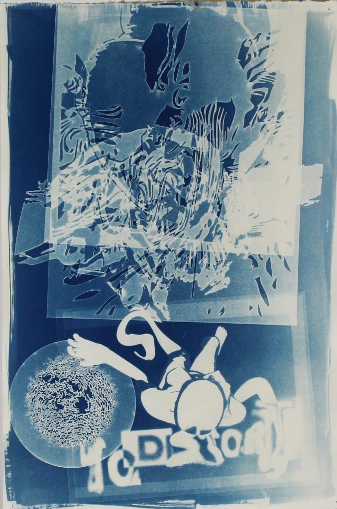 Cyanotype Print By Sirena Pearl
